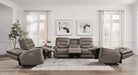 Parker Living Lawson - Sydney Brunette Power Zero Gravity Tilt Console Loveseat P2