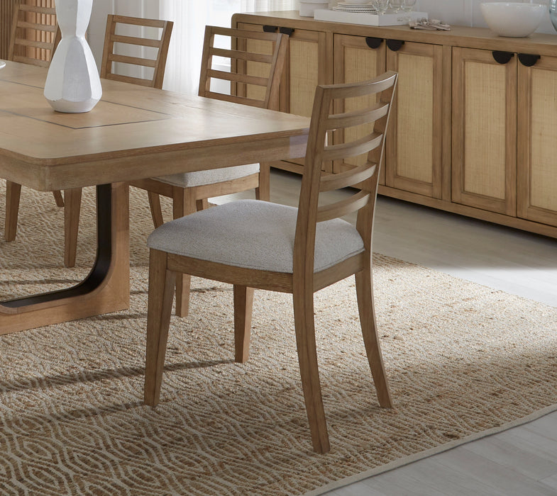 Parker House Escape - Dining 84 Inch Rectangular Table with 6 Ladderback Chairs