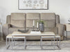 Parker Living Penfield - Frappe Power Reclining Sofa and Two Recliners