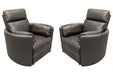 Parker Living Radius Manual Swivel Recliner Two Pack