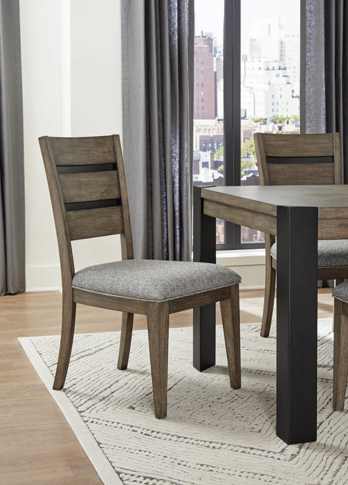 Parker House Cedar Fork - Dining 78 inch Rectangular Dining Table with 6 ladderback chairs