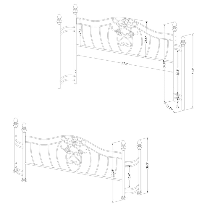 Sydney Eastern King & Queen Bed - Visions in Furniture (La Mirada, CA)