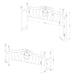 Sydney Eastern King & Queen Bed - Visions in Furniture (La Mirada, CA)