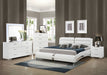 Jeremaine 5 Pc Bedroom Sets White - Visions in Furniture (La Mirada, CA)