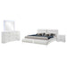 Jeremaine 5 Pc Bedroom Sets White - Visions in Furniture (La Mirada, CA)