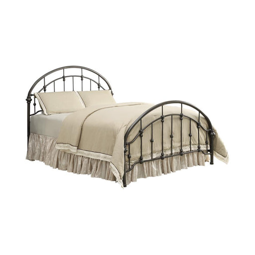 Rowan Eastern King & Queen Bed Dark Bronze - Visions in Furniture (La Mirada, CA)