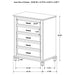 Devon Bedroom Set White - Visions in Furniture (La Mirada, CA)