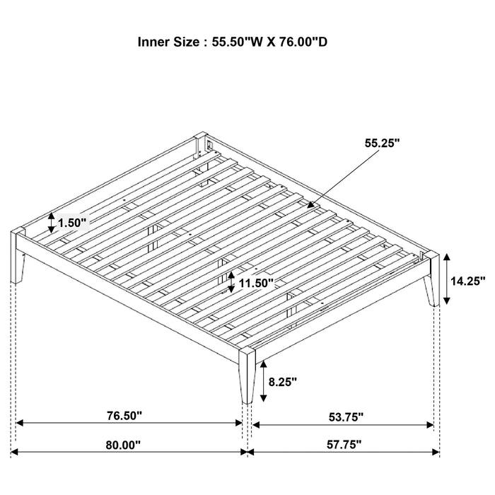 Hounslow Universal Platform Bed - Visions in Furniture (La Mirada, CA)