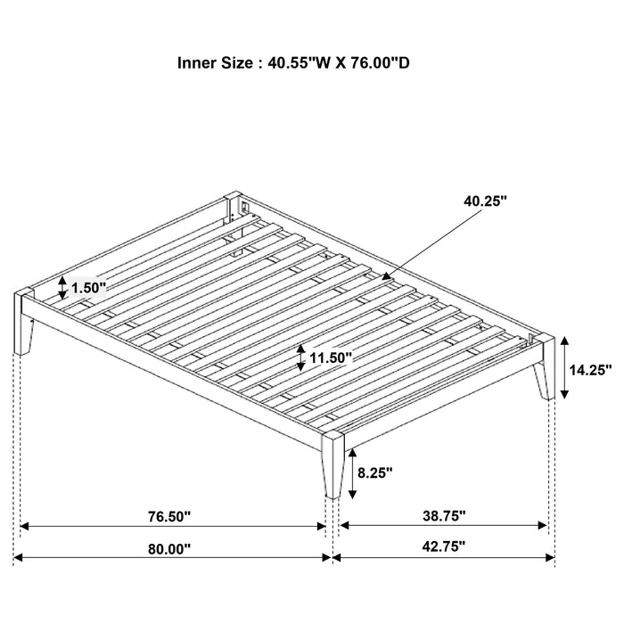Hounslow Universal Platform Bed - Visions in Furniture (La Mirada, CA)