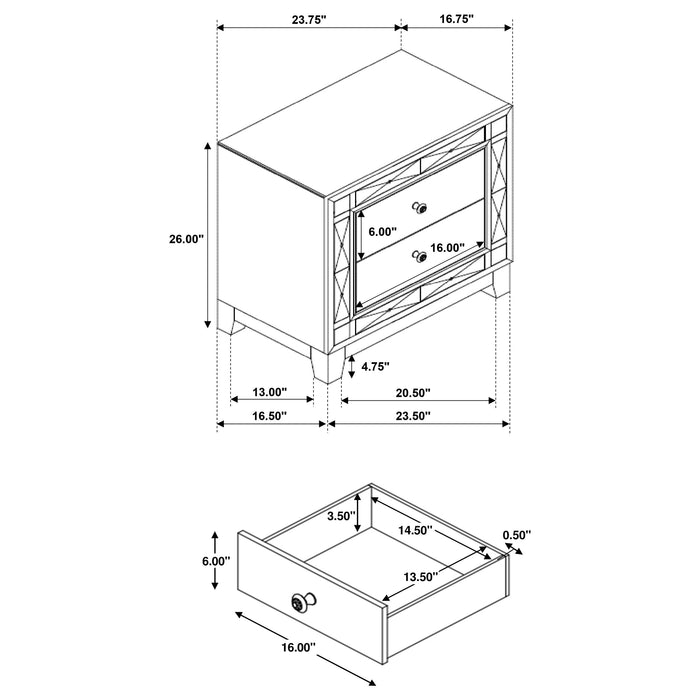 Camille Bedroom Sets - Visions in Furniture (La Mirada, CA)