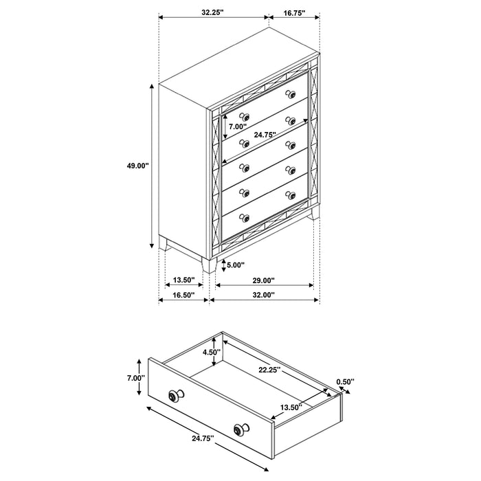 Camille Bedroom Sets - Visions in Furniture (La Mirada, CA)