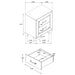 Dorian Bedroom Sets - Visions in Furniture (La Mirada, CA)