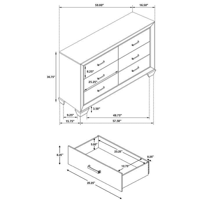 Dorian Bedroom Sets - Visions in Furniture (La Mirada, CA)