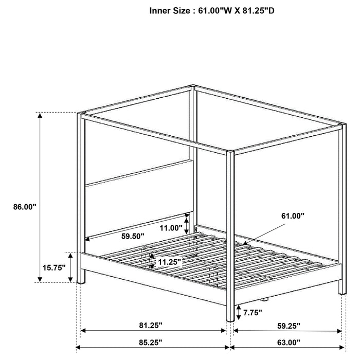Monroe Eastern King & Queen Bed - Visions in Furniture (La Mirada, CA)