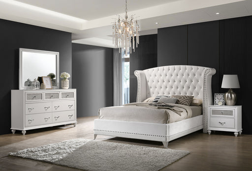 Barzini Bedroom Set White - Visions in Furniture (La Mirada, CA)
