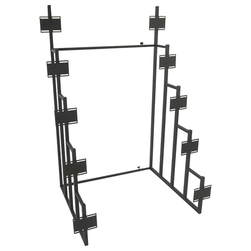 Duarto 5-tier Headboard Display Rack Black - Visions in Furniture (La Mirada, CA)