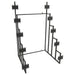 Duarto 5-tier Headboard Display Rack Black - Visions in Furniture (La Mirada, CA)