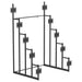 Duarto 5-tier Headboard Display Rack Black - Visions in Furniture (La Mirada, CA)