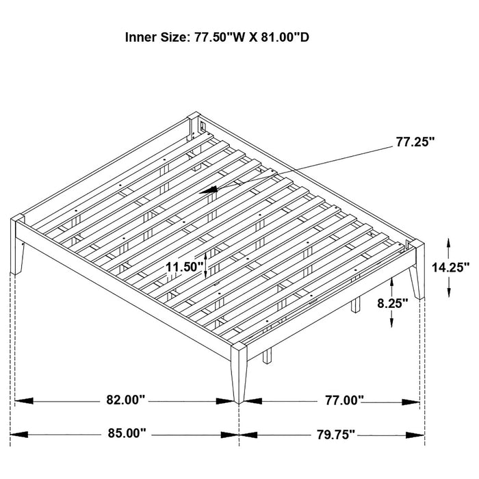 Hounslow Universal Platform Bed - Visions in Furniture (La Mirada, CA)