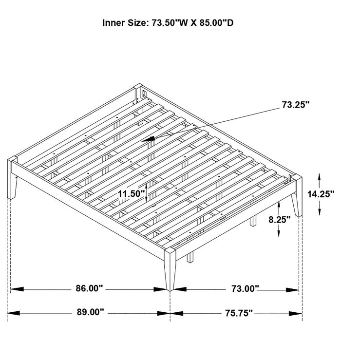 Hounslow Universal Platform Bed - Visions in Furniture (La Mirada, CA)