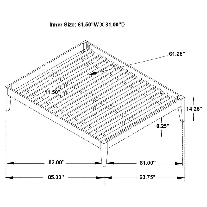 Hounslow Universal Platform Bed - Visions in Furniture (La Mirada, CA)