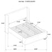 Alamosa Eastern King & Queen Bed - Visions in Furniture (La Mirada, CA)