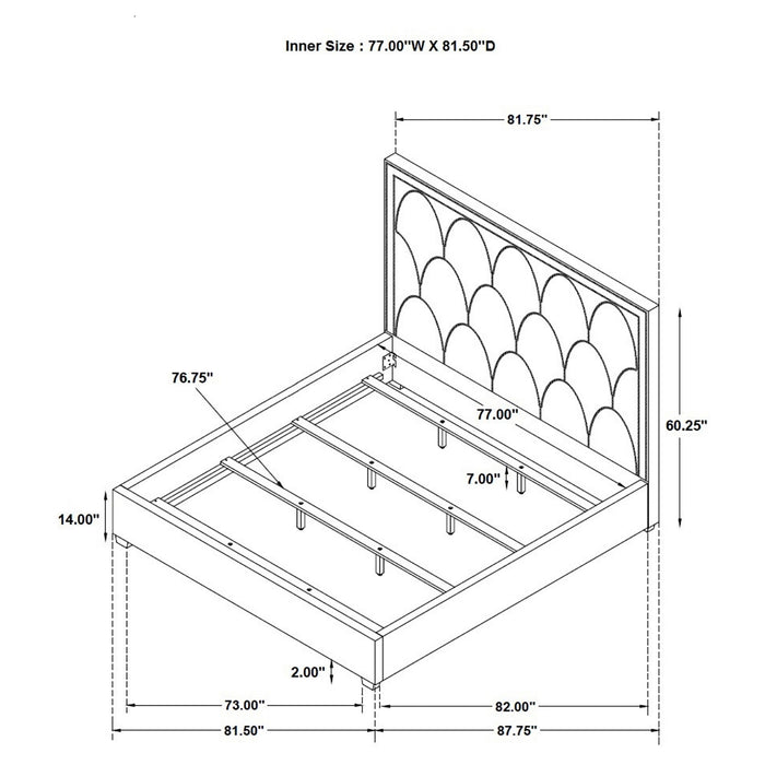 Bowfield Queen Beds - Visions in Furniture (La Mirada, CA)