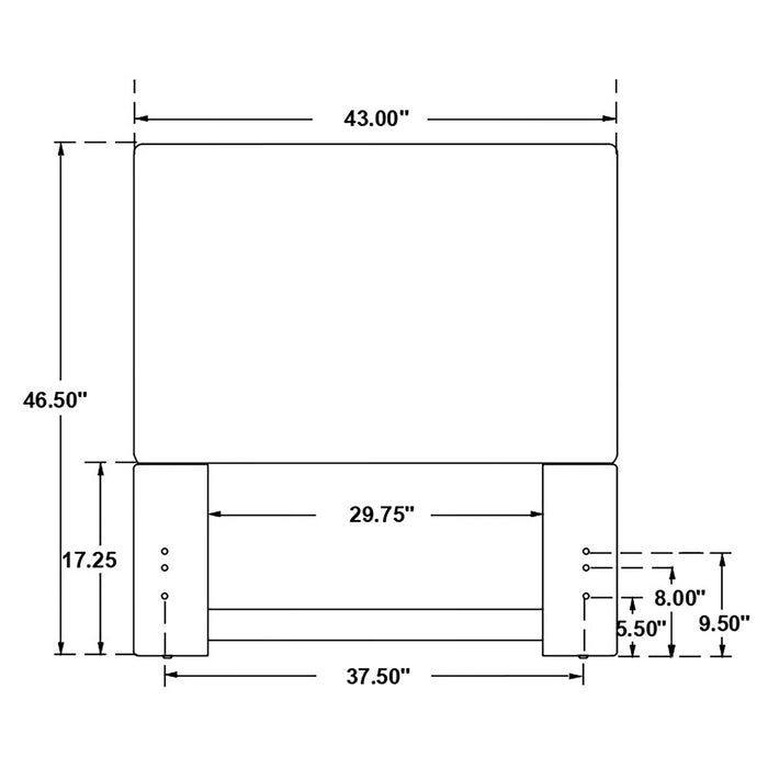 Izzy Twin Headboard - Visions in Furniture (La Mirada, CA)