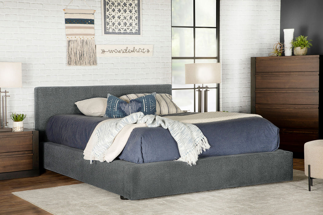 Gregory Bed Grey - Visions in Furniture (La Mirada, CA)
