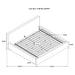 Gregory Bed Grey - Visions in Furniture (La Mirada, CA)