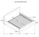 Gregory Bed Grey - Visions in Furniture (La Mirada, CA)
