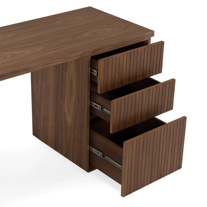 Albrite - Modern Walnut Desk