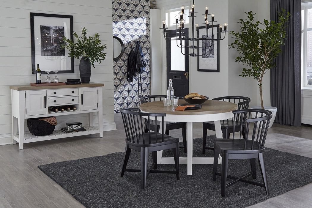 Parker House Americana Modern Dining Barrel Dining Chair Two Pack