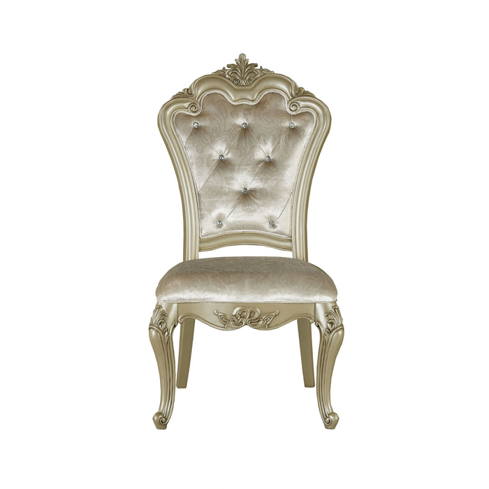Monique Side Chair (2/Ctn)-Champagne