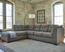 Pitkin 2-Piece Sectional with Chaise - Visions in Furniture (La Mirada, CA)