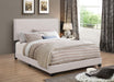 Boyd California King, King, & Queen Upholstered Bed with Nailhead Trim Charcoal & Grey - Visions in Furniture (La Mirada, CA)