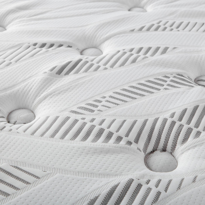 Hayes 11" Twin XL Pillow Top Memory Foam Hybrid Mattress - Visions in Furniture (La Mirada, CA)