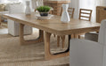 Parker House Escape - Dining 84 Inch Rectangular Table with 6 Ladderback Chairs