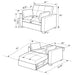 Edith Sofa Bed - Visions in Furniture (La Mirada, CA)