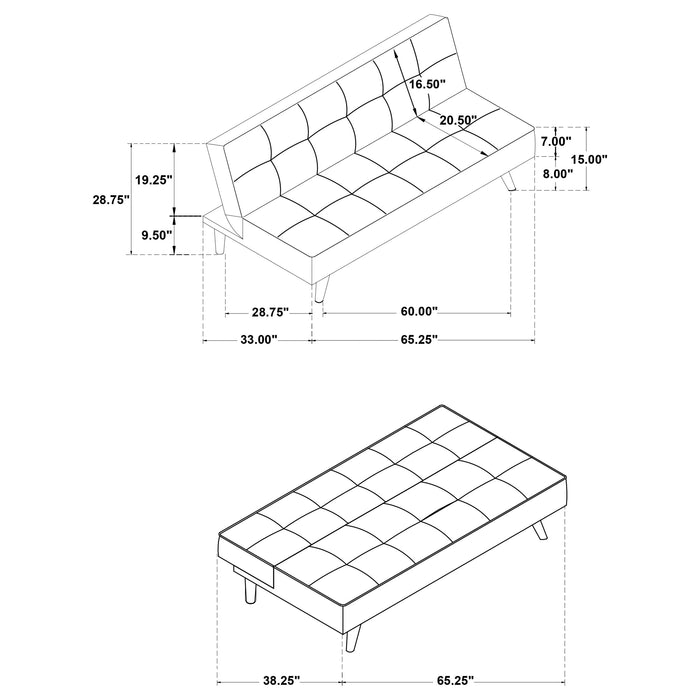 Jenson Sofa Bed - Visions in Furniture (La Mirada, CA)