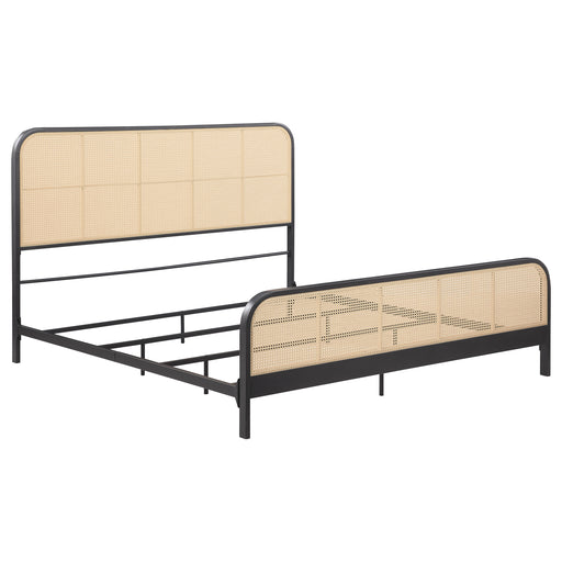 Lanewood Eastern King & Queen Bed Black & White - Visions in Furniture (La Mirada, CA)