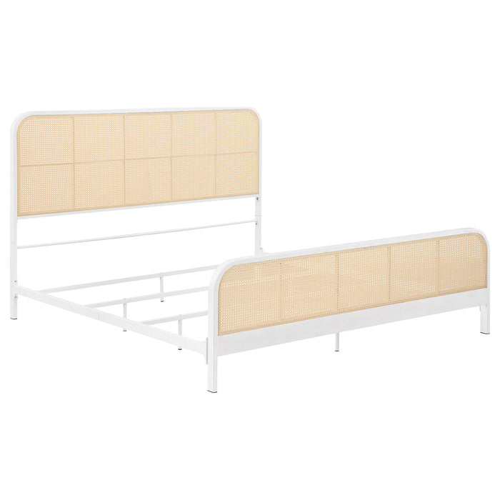 Lanewood Eastern King & Queen Bed Black & White - Visions in Furniture (La Mirada, CA)