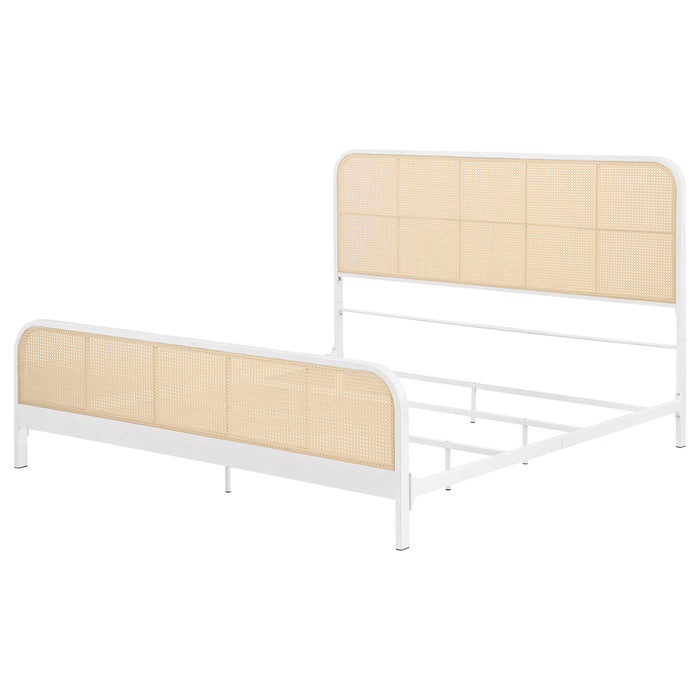 Lanewood Eastern King & Queen Bed Black & White - Visions in Furniture (La Mirada, CA)