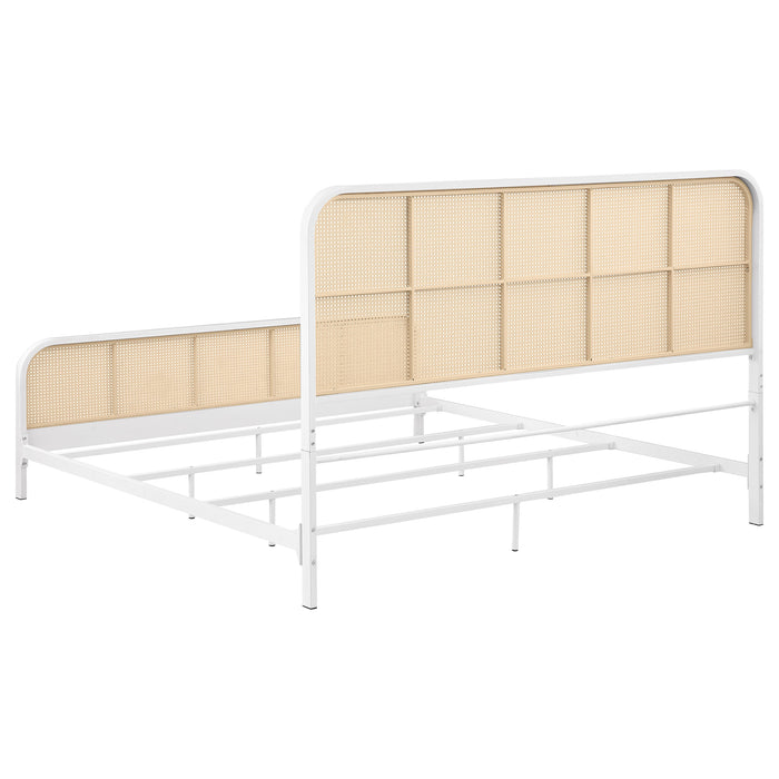 Lanewood Eastern King & Queen Bed Black & White - Visions in Furniture (La Mirada, CA)