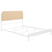 Amherst Eastern King, Queen, Full, & Twin Bed White & Black - Visions in Furniture (La Mirada, CA)