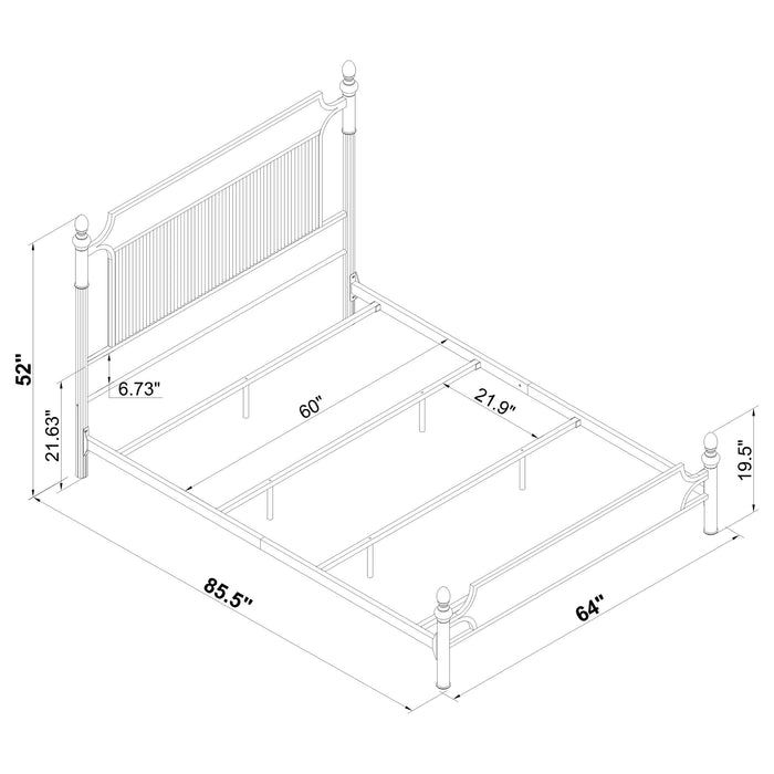 Cameron Queen Bed - Visions in Furniture (La Mirada, CA)