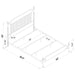 Cameron Queen Bed - Visions in Furniture (La Mirada, CA)
