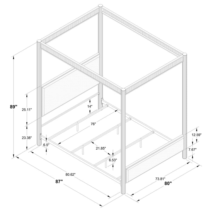 Zimmerlee Eastern King & Queen Bed - Visions in Furniture (La Mirada, CA)