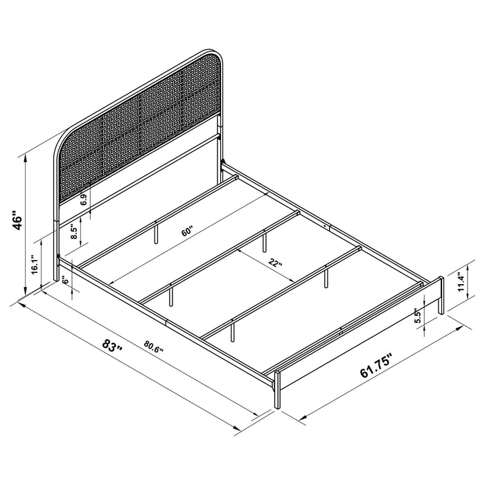 Amherst Queen Bed - Visions in Furniture (La Mirada, CA)