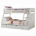 Jason Twin-Full Bunk Bed With Trundle and Storage - Visions in Furniture (La Mirada, CA)